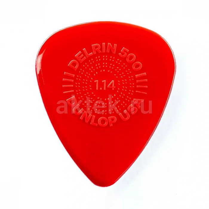 Dunlop 450P114 Delrin 500 Primegrip 12Pack медиаторы, 1,14 мм