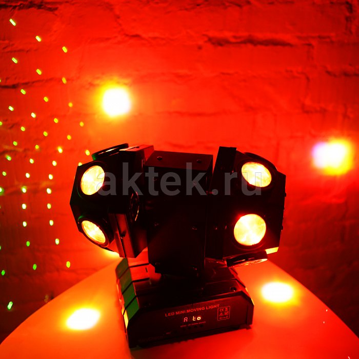 Вращающаяся голова SkyDisco 12 LED Moving Head Plus 4