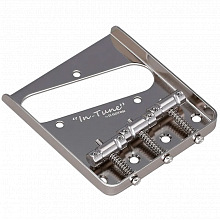 Gotoh Ti-TC1-C винтажный бридж Telecaster, титановые сёдла In-Tune, хром