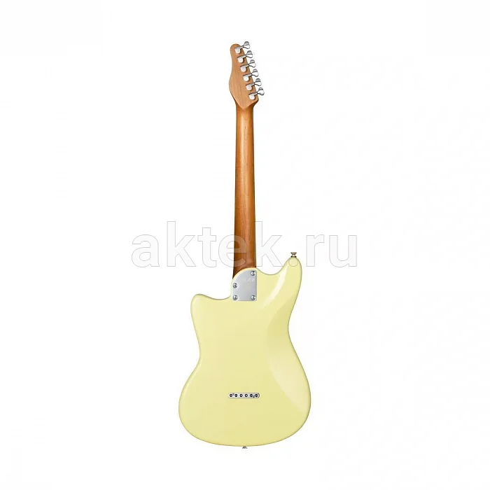 Mooer MLT10 Candy электрогитара, желтый, HSS, корпус из тополя 2
