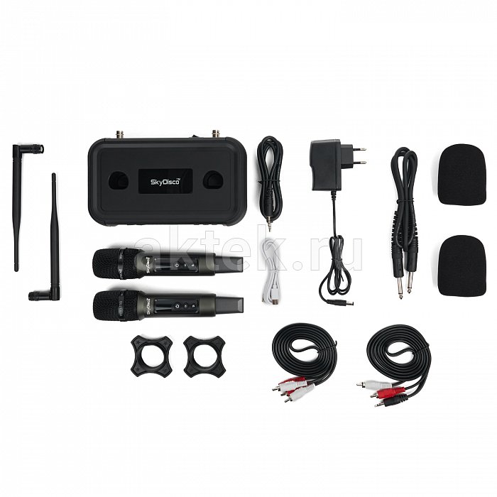 Караоке-система SkyDisco KaraLight Bluetooth с двумя беспроводными микрофонами 5