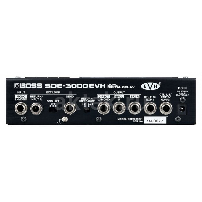 Гитарная педаль дилея Boss SDE-3000 EVH Dual Delay 10