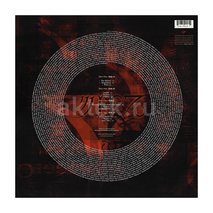 Виниловая пластинка A PERFECT CIRCLE - MER DE NOMS 180 GRAM BLACK VINYL 12" 2