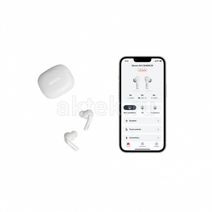 DENON AH-C840NCW White беспроводные наушники 4