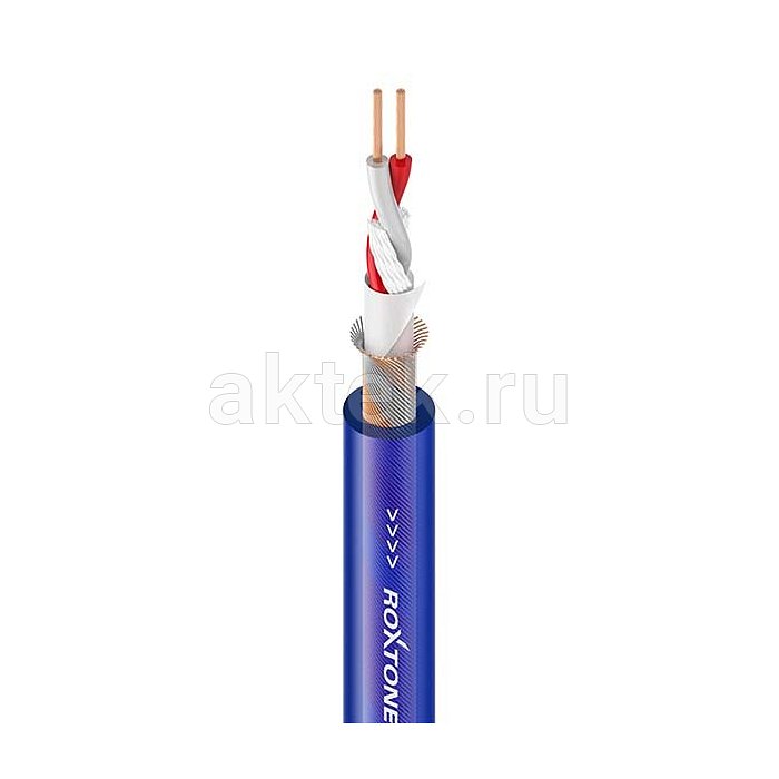 ROXTONE MC080/100 микрофонный кабель OFC, 100 м, синий 2