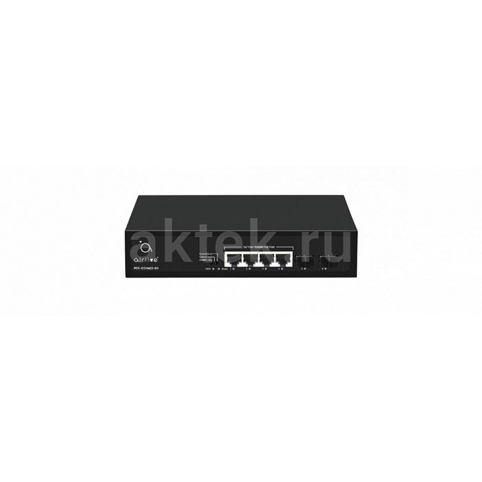 AirLive POE-GSH402-65 неуправляемый гигабитный коммутатор 4×PoE+, 60 Вт