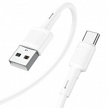Кабель USB-C/A Hoco X83 White - 1м