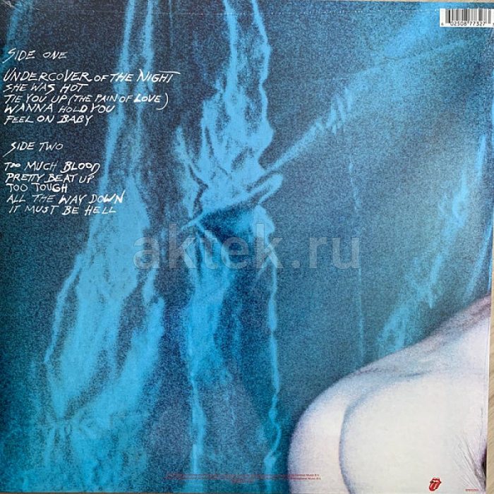 Виниловая пластинка ROLLING STONES - UNDERCOVER BLACK VINYL 12" 2