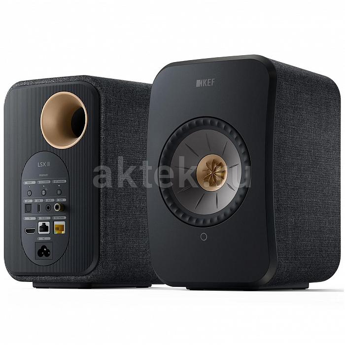 KEF LSX II Carbon Black полочная акустика, Wi-Fi, черный 2
