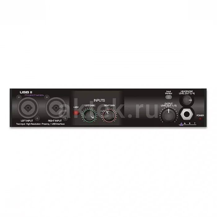 ART USB II аудиоинтерфейс 2×2, 32 бит/192 кГц