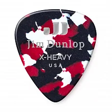 Dunlop 483P06XH Celluloid Confetti Extra Heavy медиаторы, целлулоид, 12 шт