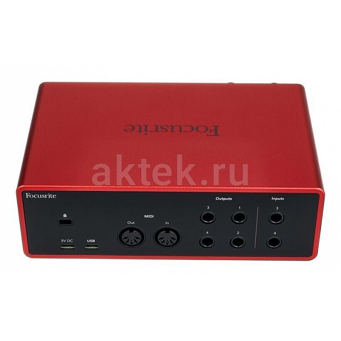 Аудио интерфейс FOCUSRITE Scarlett 4i4 4th Gen 11