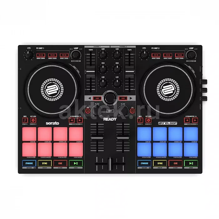 Reloop Ready двухдековый DJ-контроллер с USB-аудиоинтерфейсом