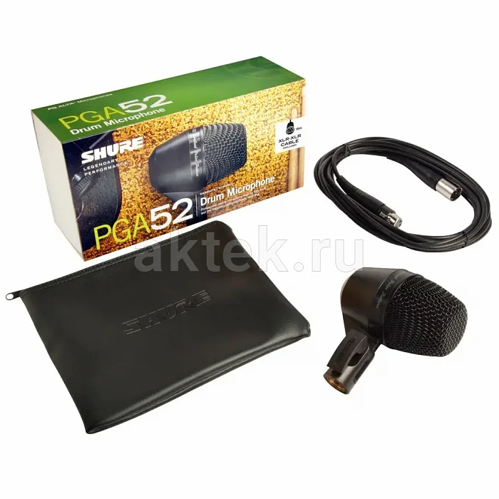Динамический инструментальный микрофон SHURE PGA52-XLR-E 4