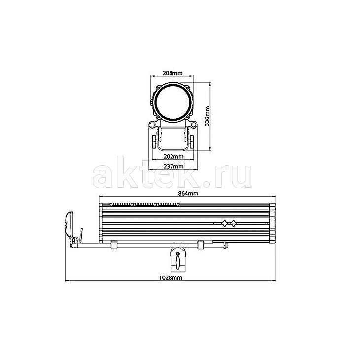 JEG 1650 LED FOLLOW SPOT 600 следящий прожектор с зумом 5