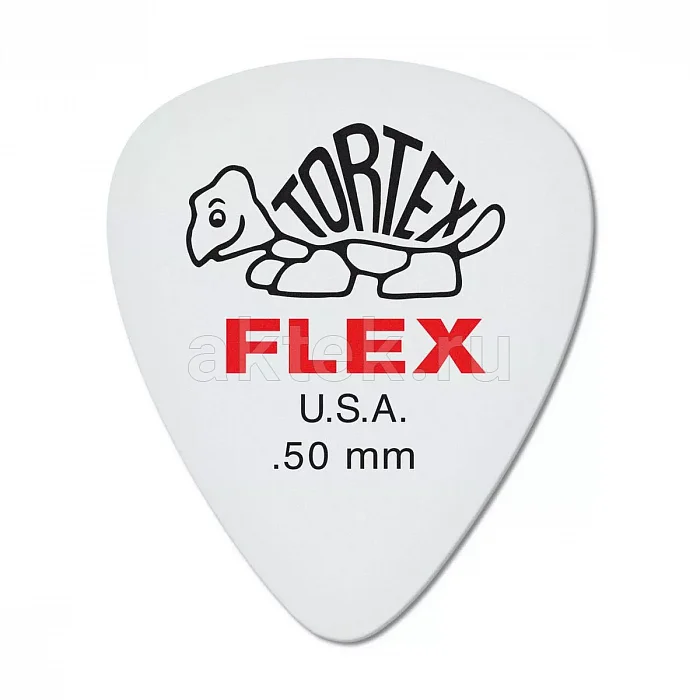 Dunlop 428P050 Tortex Flex Standard 12Pack медиаторы, 0,5 мм