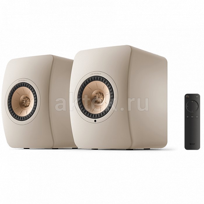 KEF LS50 Wireless II Sand Shell беспроводная акустика, Wi-Fi, бежевый 8