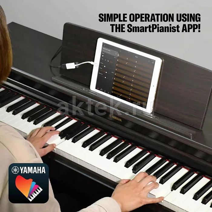 Yamaha YDP-145B Arius цифровое пианино, 88 клавиш, 192 голоса 4