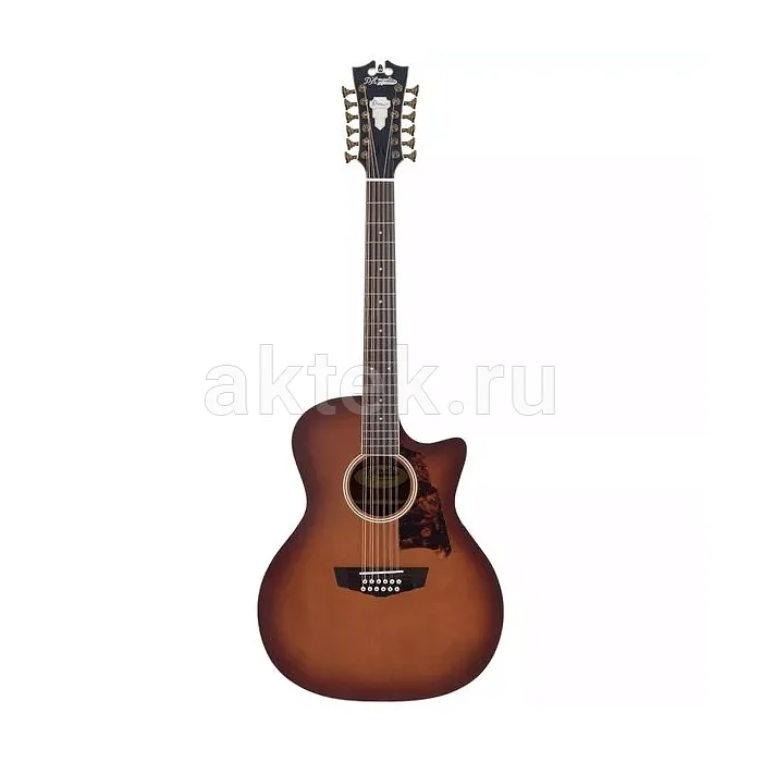 D'Angelico Premier Fulton Caramel Burst двенадцатиструнная гитара, 12 струн