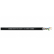 Cordial CCAT 6 HIGHFLEX BLACK гибкий Ethernet кабель Cat6 26 AWG