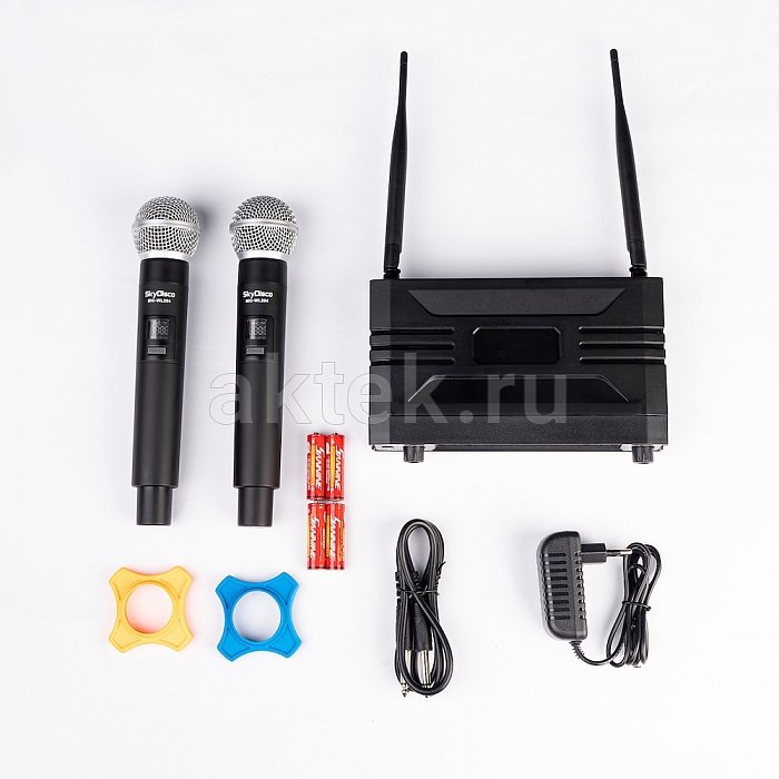 Домашний комплект караоке с микрофонами и акустикой SkyDisco Karaoke Home Set 2.0 Plus SM-3BT 11