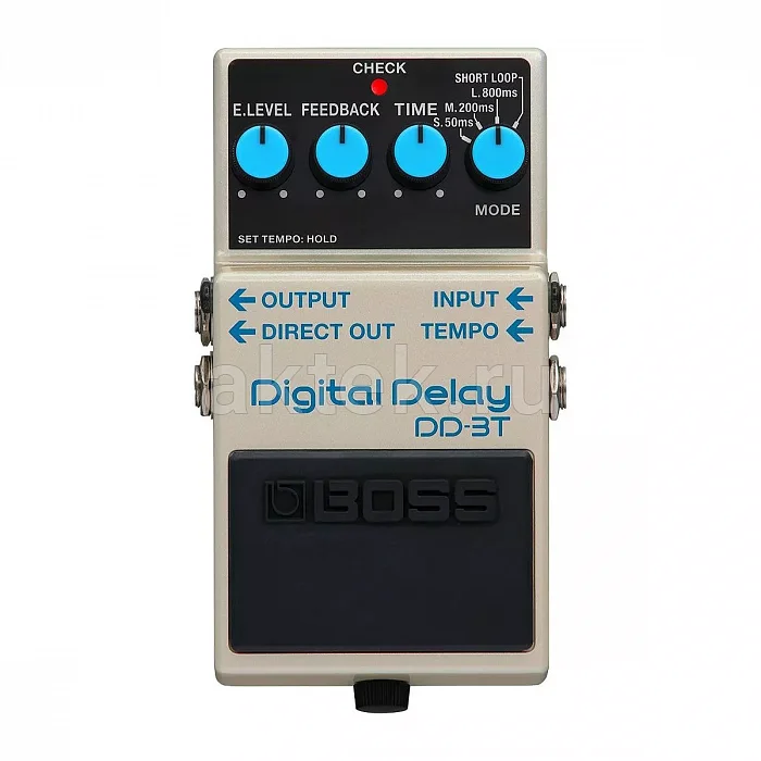 Boss DD-3T педаль цифрового дилея с Tap Tempo