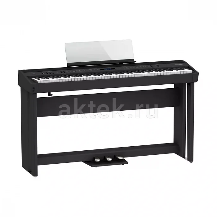 Roland FP-90X-BK цифровое пианино, черный, 88 клавиш, 256 голосов, Bluetooth 4