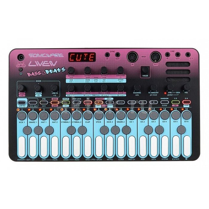 Цифровой синтезатор Sonicware LIVEN Bass&Beats 5