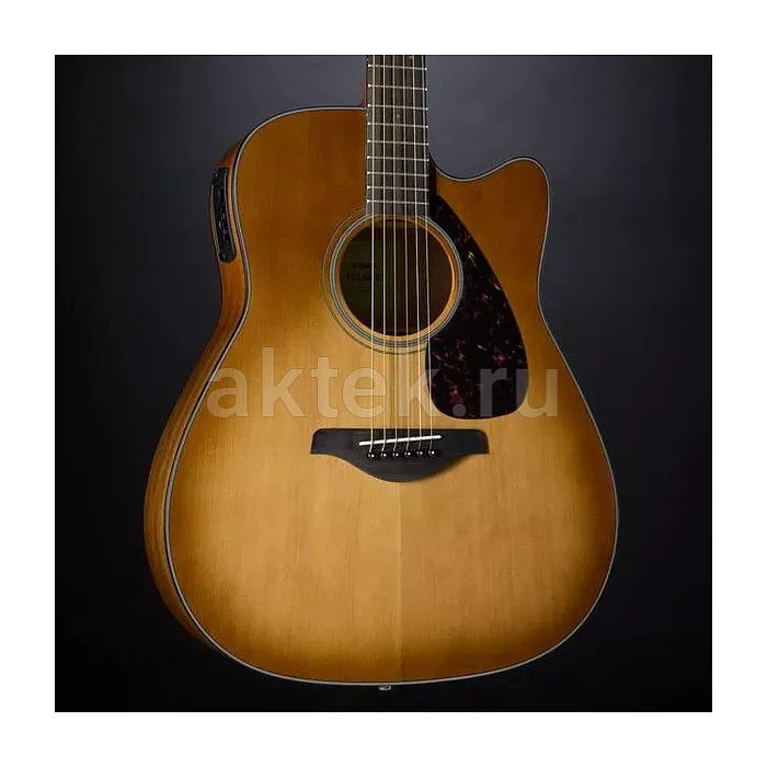 Yamaha FGX800C SDB электроакустическая гитара, верхняя дека из ели 2