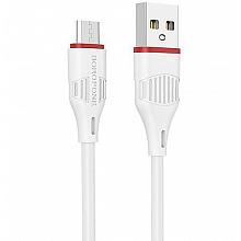 Кабель USB 2.0 Am-microB Borofone BX17 White