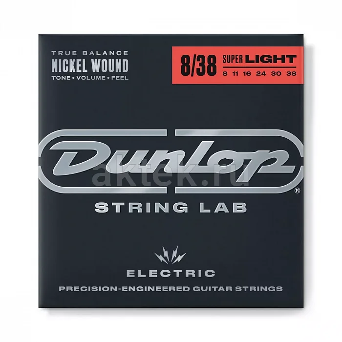 Dunlop DEN0838 Electric Guitar струны для электрогитары, 08-38
