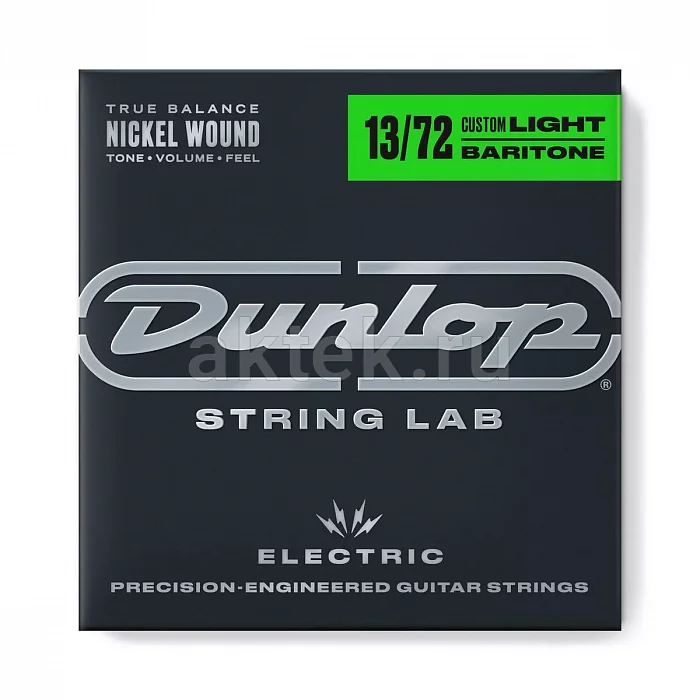 Dunlop DEN1372 Electric Baritone Guitar струны для баритон-электрогитары, 13-72