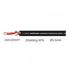 ROXTONE PACC240/3 аудиокабель Jack 3,5–Jack 3,5, 3 м, 2×022 мм² 2