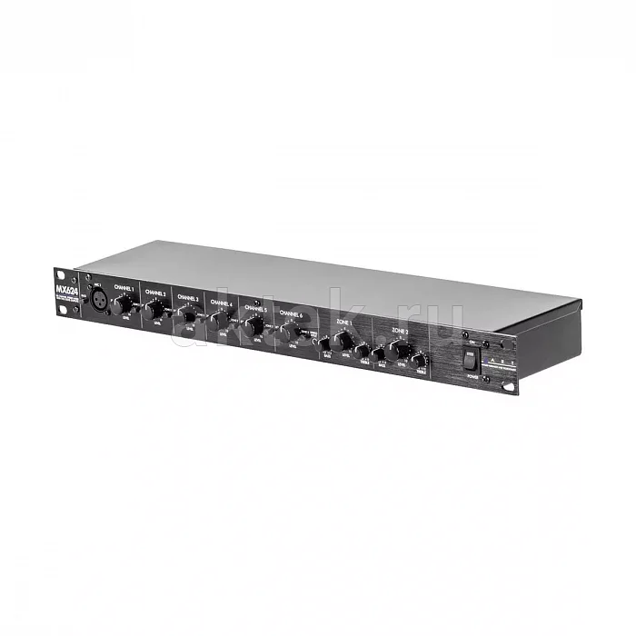 ART MX624 шестиканальный рэковый аналоговый микшер 2