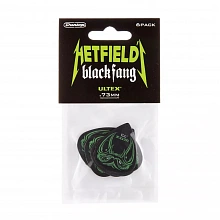 Dunlop PH112P73 James Hetfield Blackfang 6Pack медиаторы, ultex, 0,73 мм 2