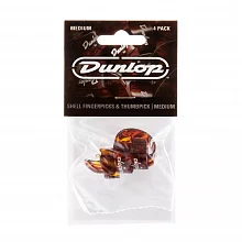 Dunlop 9010TP Plastic Fingerpick 4Pack медиатор-коготь, средние, 3 шт