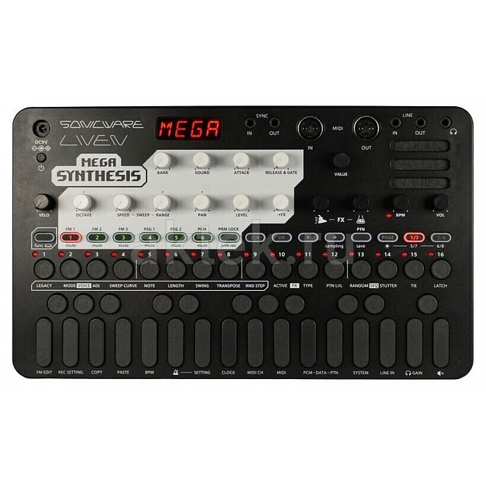 Цифровой синтезатор Sonicware LIVEN Mega Synthesis 3
