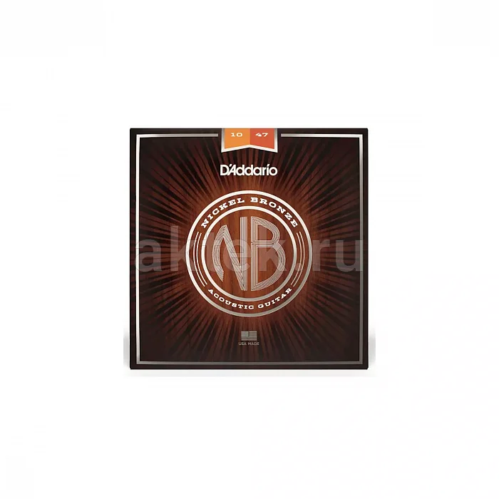 D'Addario NB1047 струны для акустической гитары, 10-47
