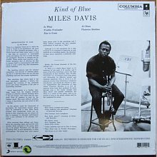 Виниловая пластинка MILES DAVIS - KIND OF BLUE BLACK VINYL 12" 2