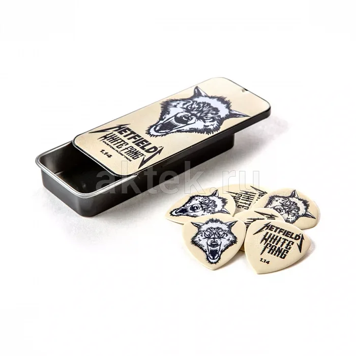 Dunlop PH122T114 Hetfield's White Fang медиаторы, 1,14 мм