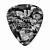 Dunlop 483P02MD Celluloid Black Pearloid Medium медиаторы, целлулоид, 12 шт