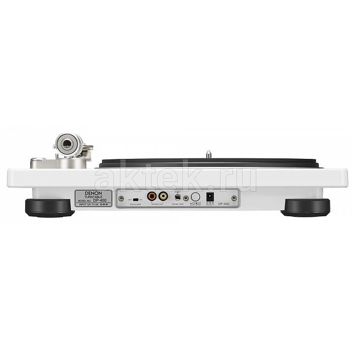 DENON DP-400 White виниловый проигрыватель 3