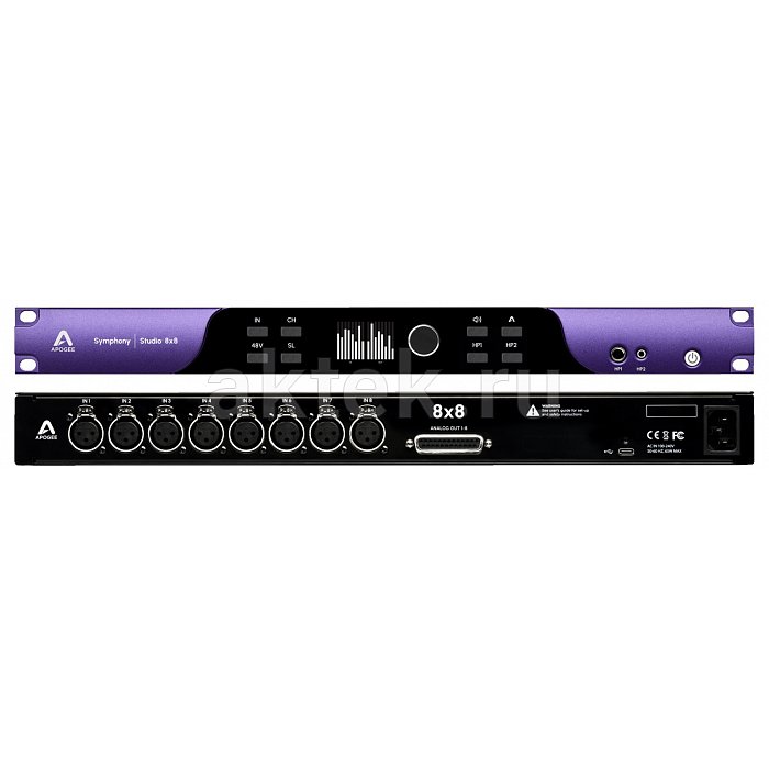 Apogee Symphony Studio 8X8 USB-C аудиоинтерфейс 16-канальный с DSP