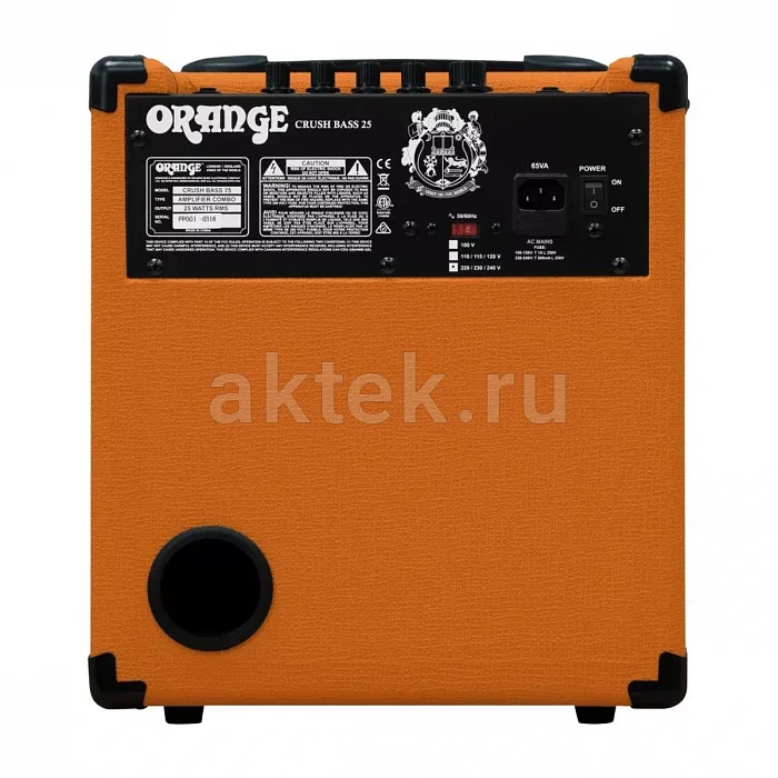 Orange CRUSH BASS 25 оранжевый басовый комбоусилитель, 25 Вт, 8″ 7