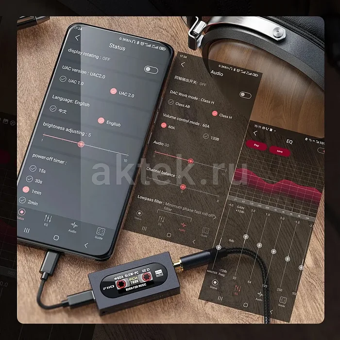 Усилитель для наушников FIIO KA15 Black 6