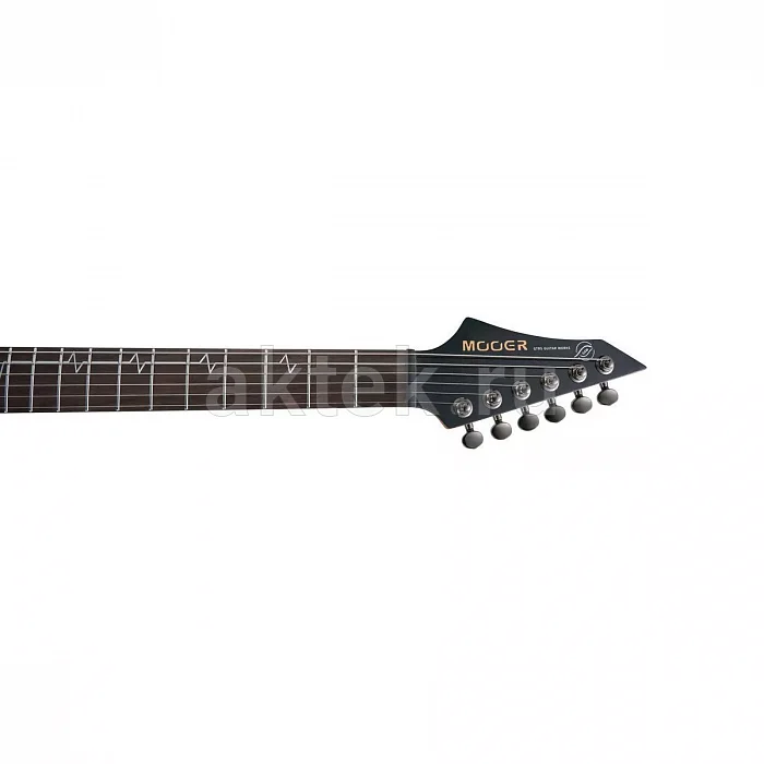 Mooer MMT100 Pearl электрогитара, черный, 24 лада 5