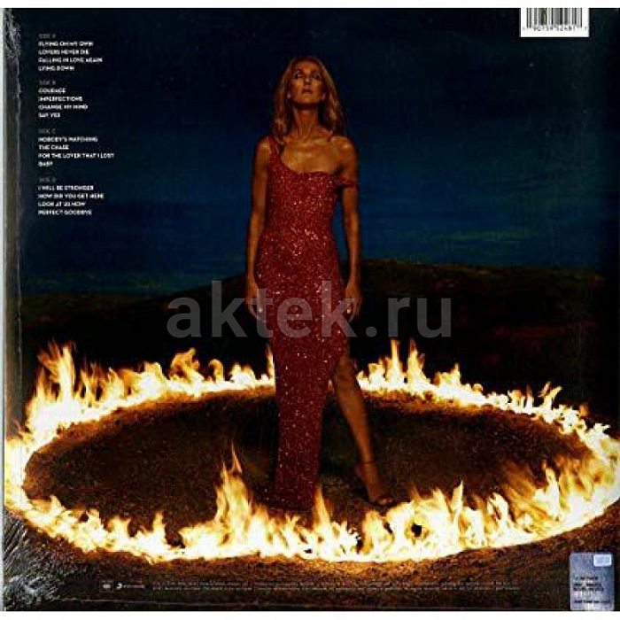 Виниловая пластинка CELINE DION - COURAGE 180 GRAM BLACK VINYL 12" 2