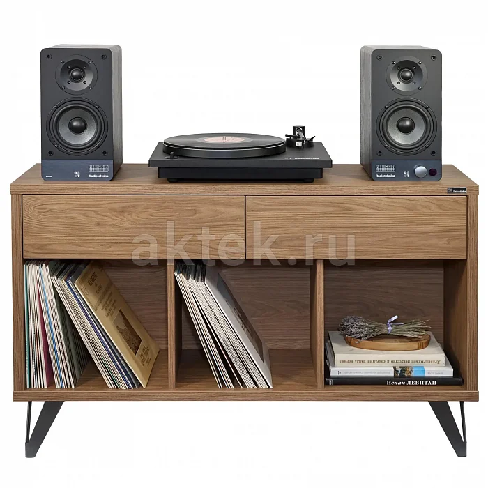 Тумба для винилового проигрывателя Radiotehnika Rondo 302 Walnut 4
