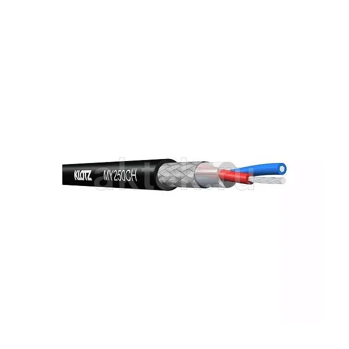 Klotz MY250CH огнестойкий микрофонный кабель, бухта 100 м, цена/м