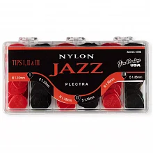 Dunlop 4700 Nylon Jazz Display набор медиаторов, нейлон, 24 шт